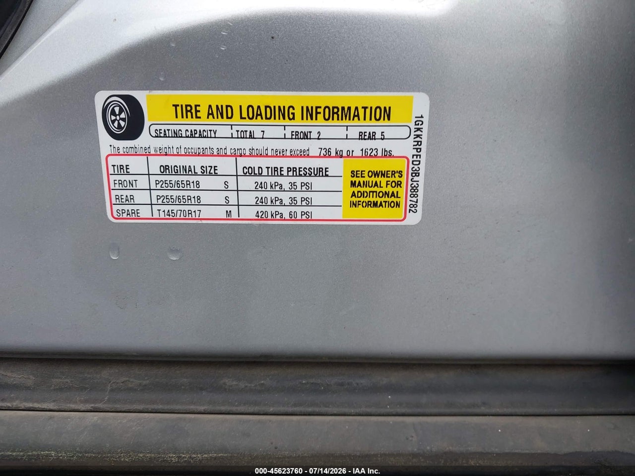 2011 GMC ACADIA SLE thumbnail 10