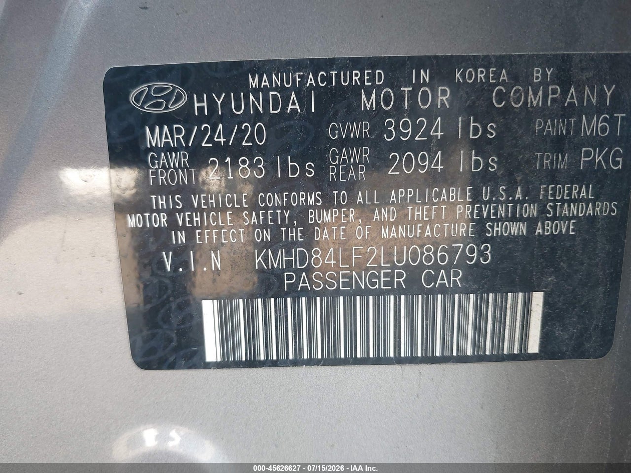 2020 HYUNDAI ELANTRA SEL thumbnail 10