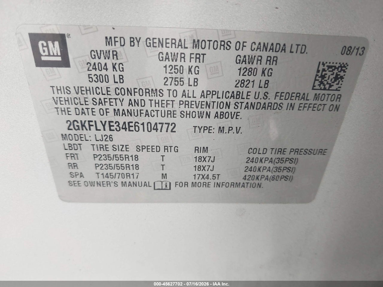 2014 GMC TERRAIN SLT-2 thumbnail 10