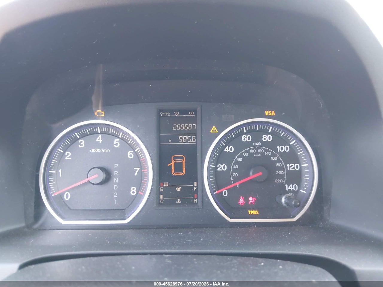 2008 HONDA CR-V LX thumbnail 8