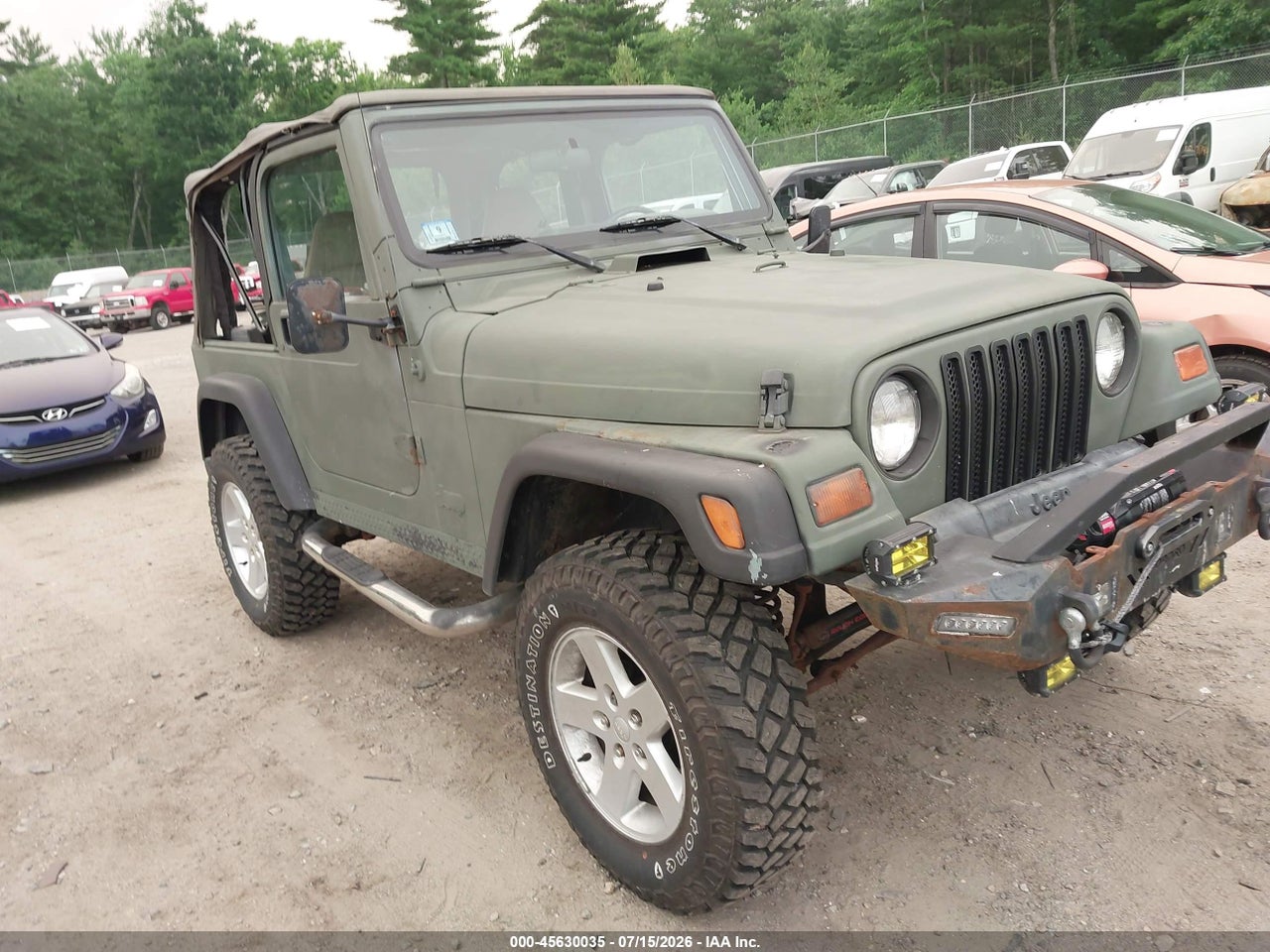 1999 JEEP WRANGLER SE thumbnail 2