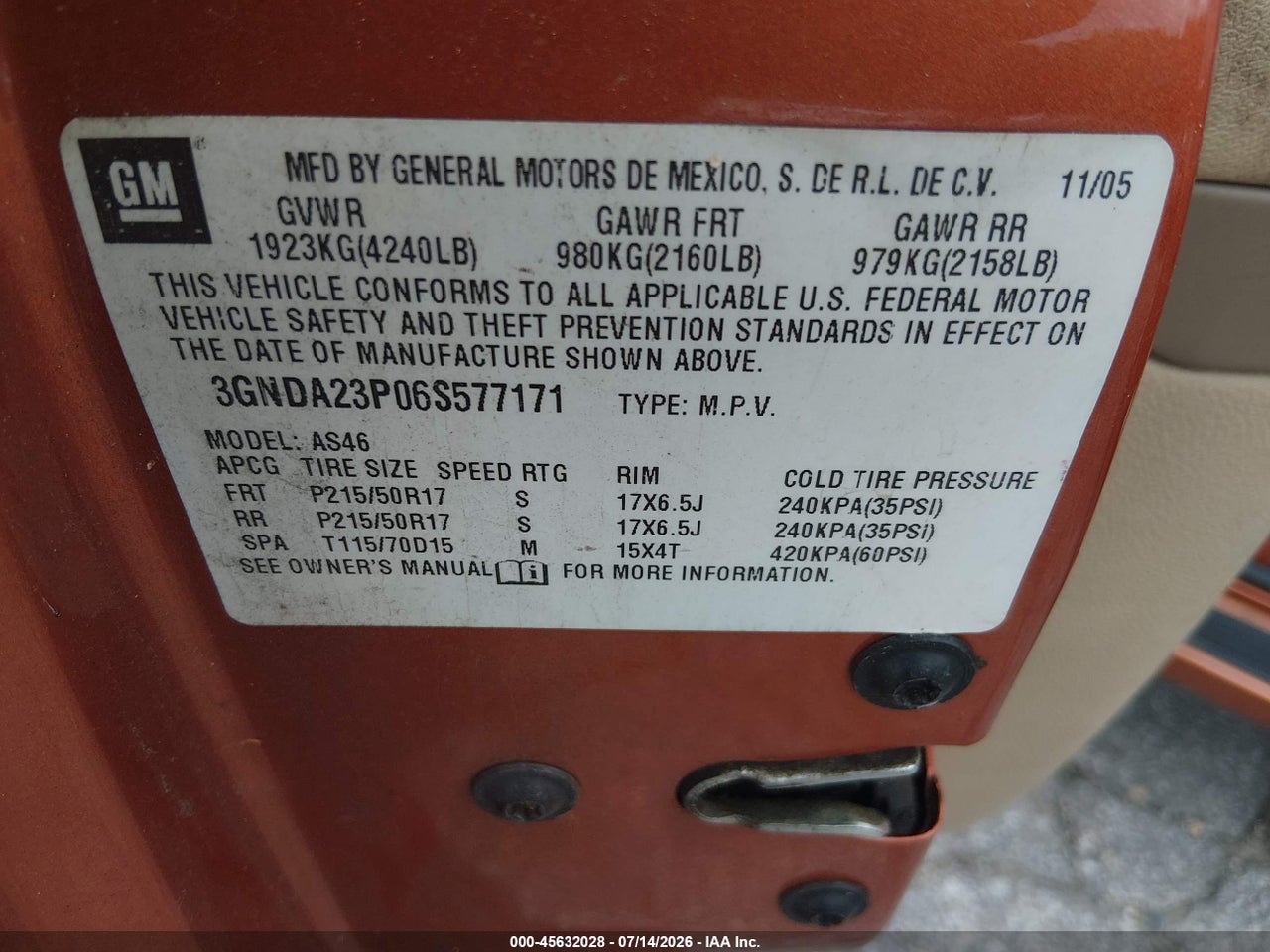 2006 CHEVROLET HHR LT thumbnail 10