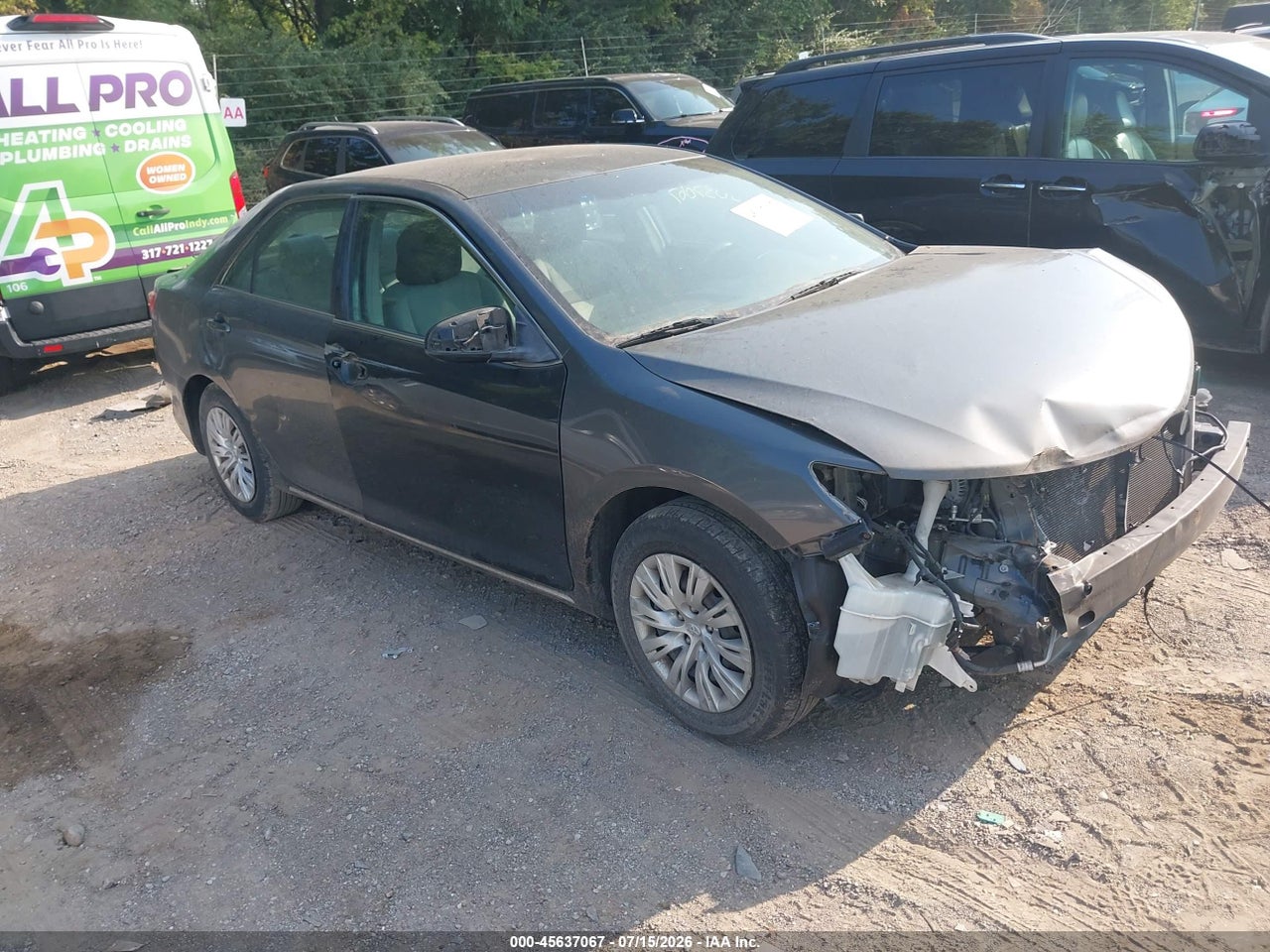 2012 TOYOTA CAMRY LE thumbnail 2