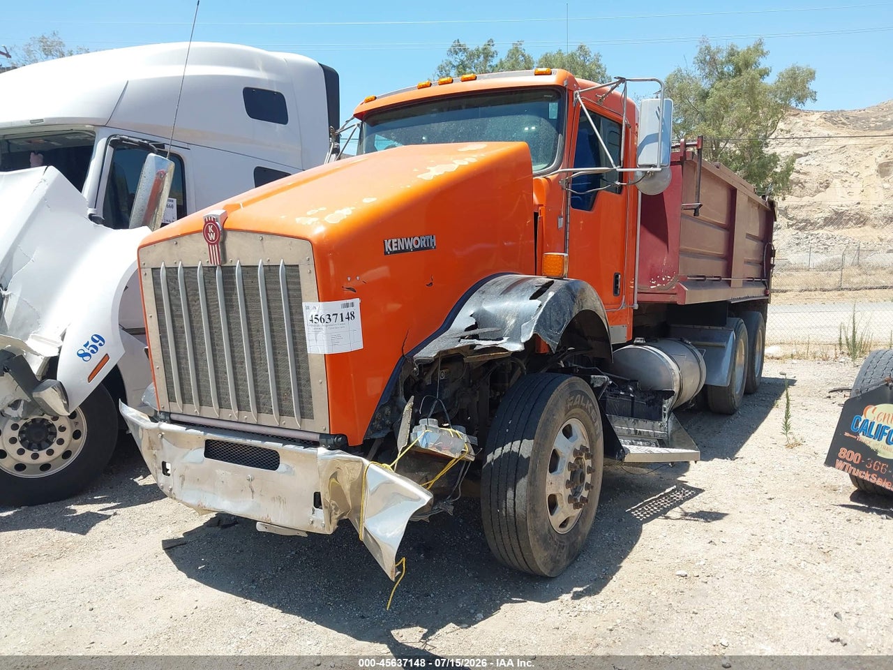 2012 KENWORTH CONSTRUCTION T800 thumbnail 3