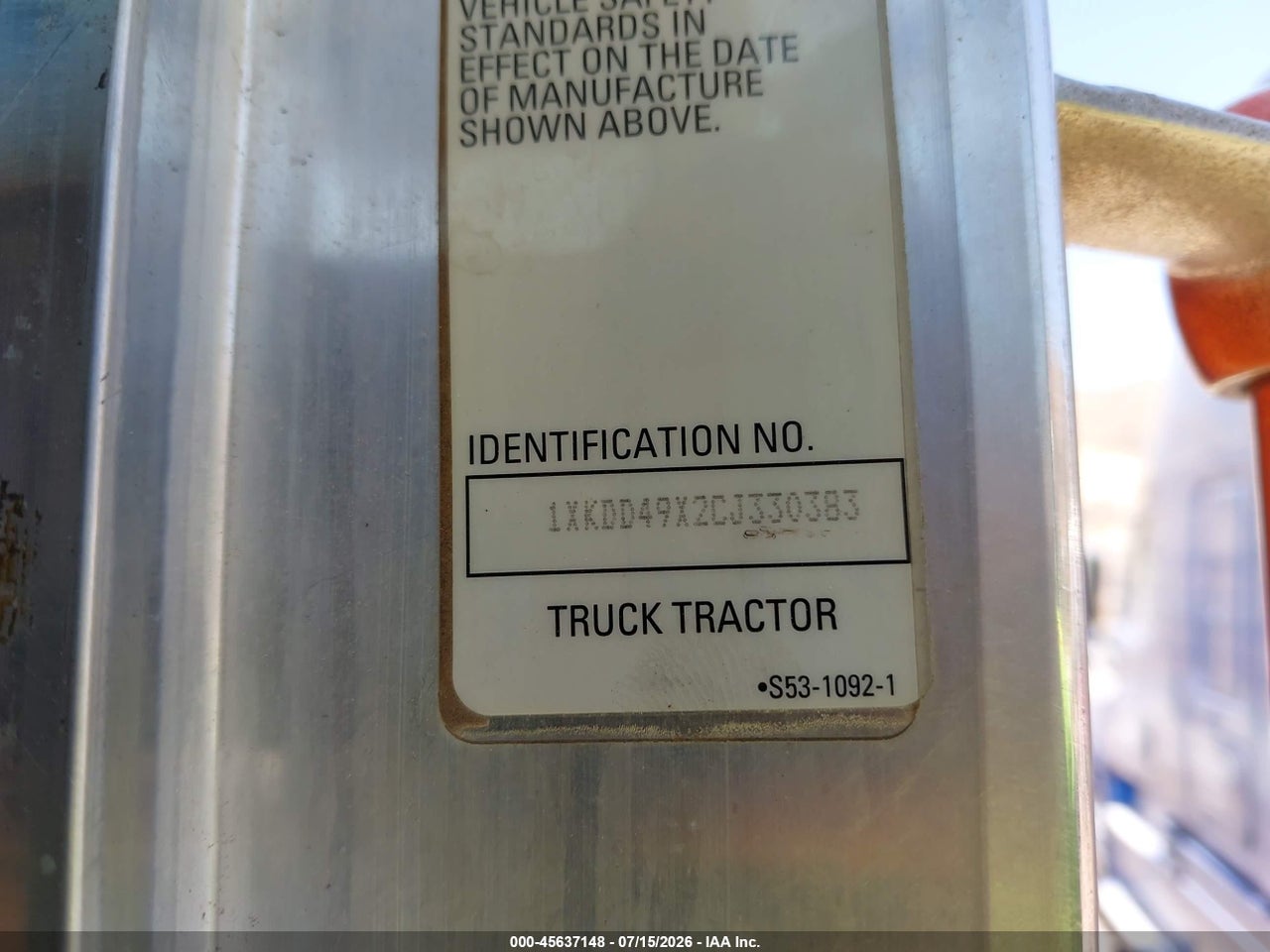 2012 KENWORTH CONSTRUCTION T800 thumbnail 10