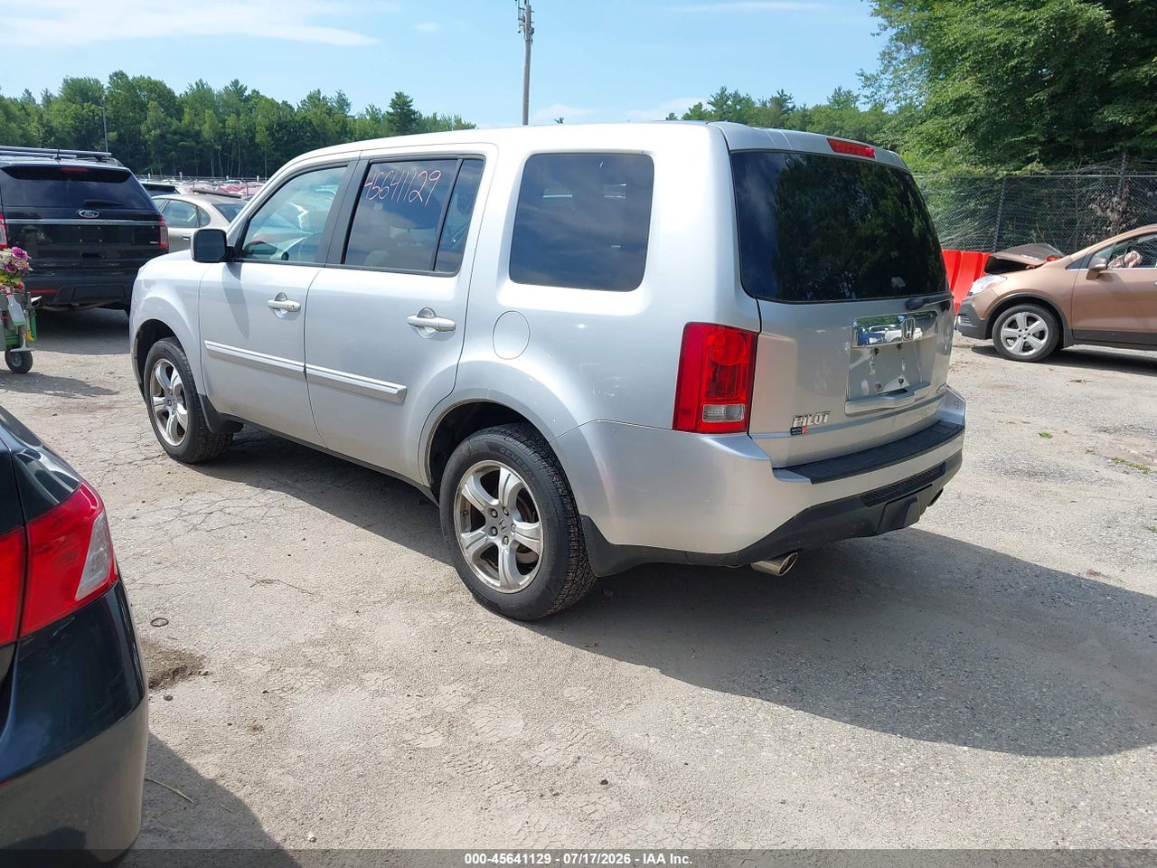 2013 HONDA PILOT EX thumbnail 4