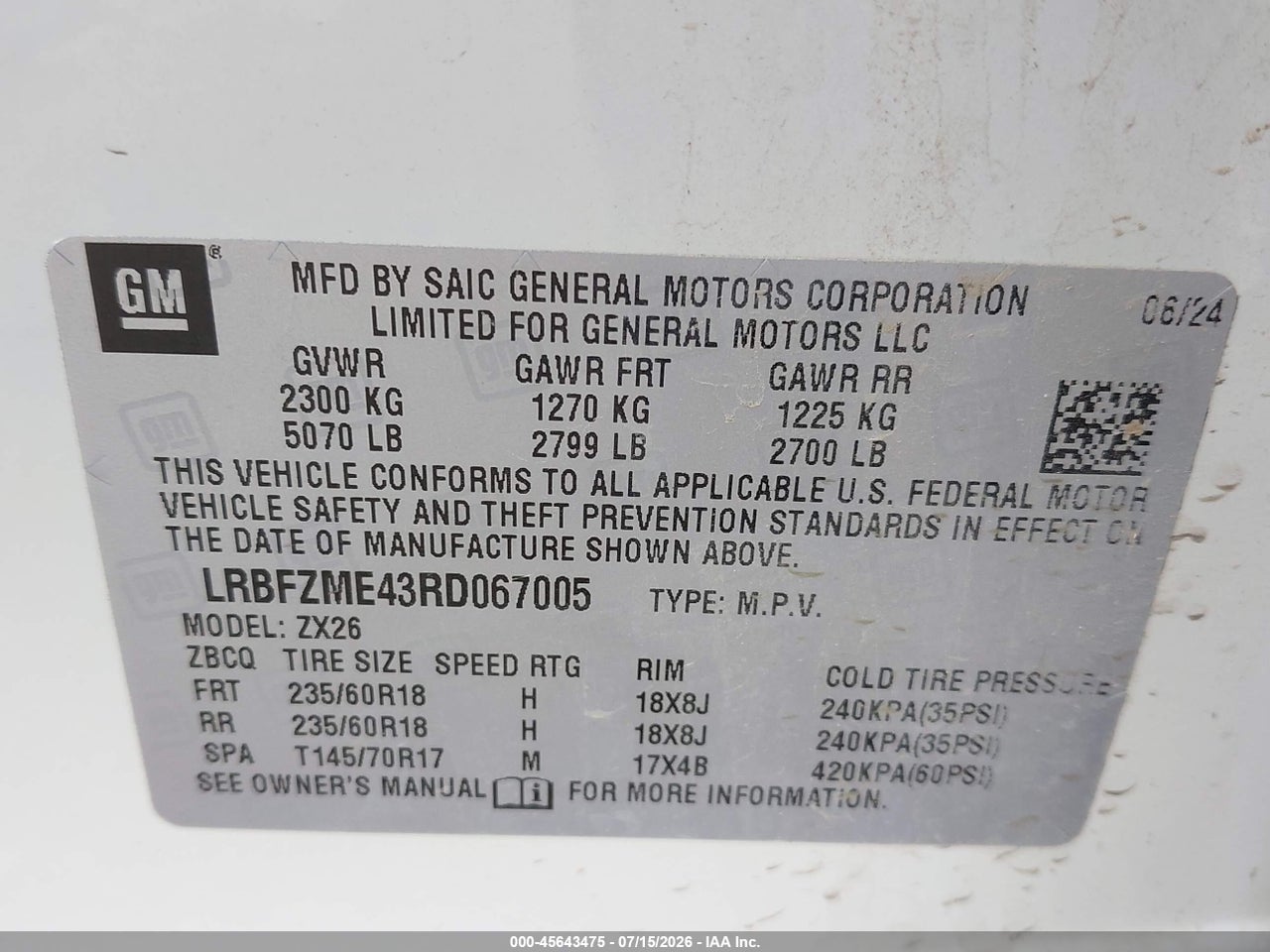 2024 BUICK ENVISION PREFERRED AWD thumbnail 10