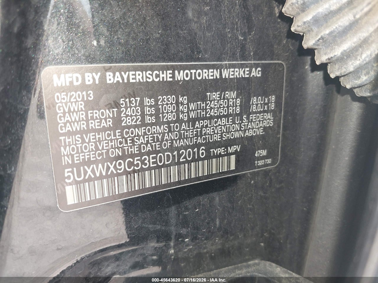 2014 BMW X3 XDRIVE28I thumbnail 10