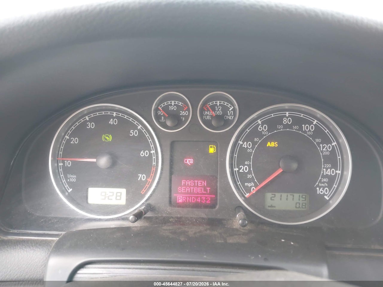 2001 VOLKSWAGEN PASSAT GLS thumbnail 8