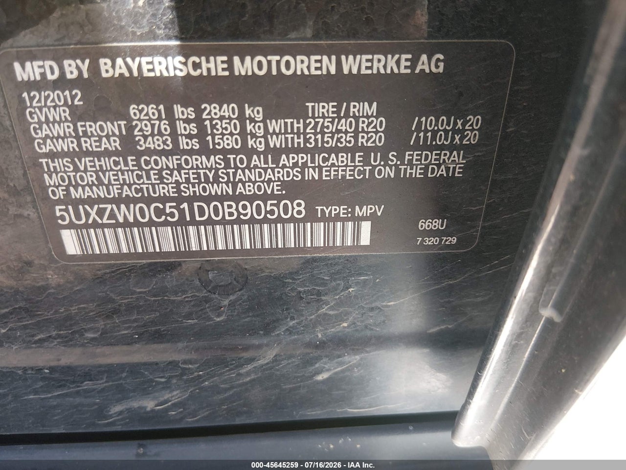 2013 BMW X5 XDRIVE35D thumbnail 10