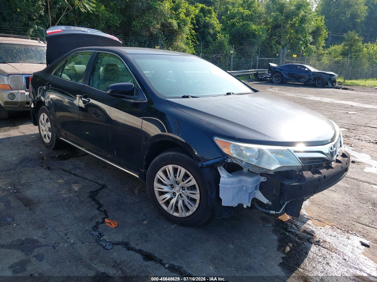 2012 TOYOTA CAMRY LE thumbnail 2