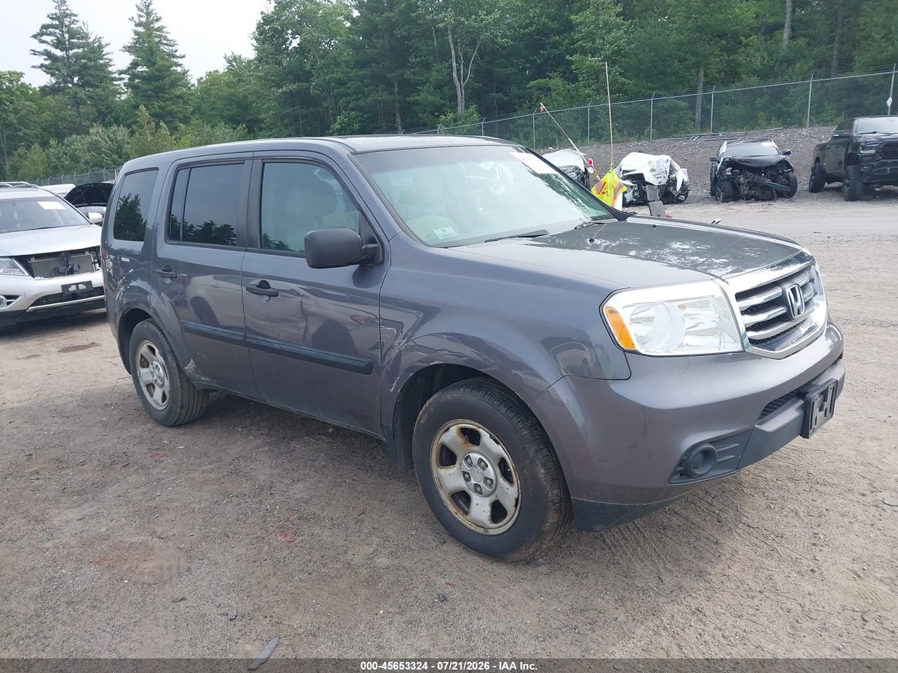 2015 HONDA PILOT LX thumbnail 2