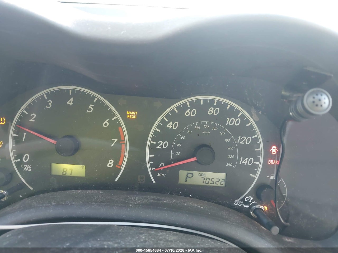 2013 TOYOTA COROLLA L thumbnail 8