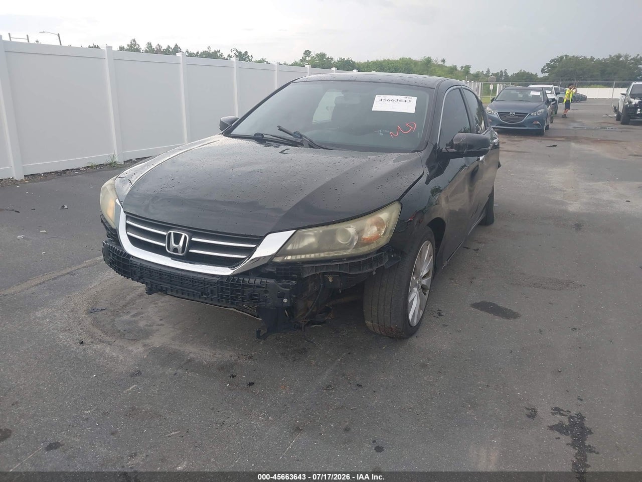 2014 HONDA ACCORD EX thumbnail 3