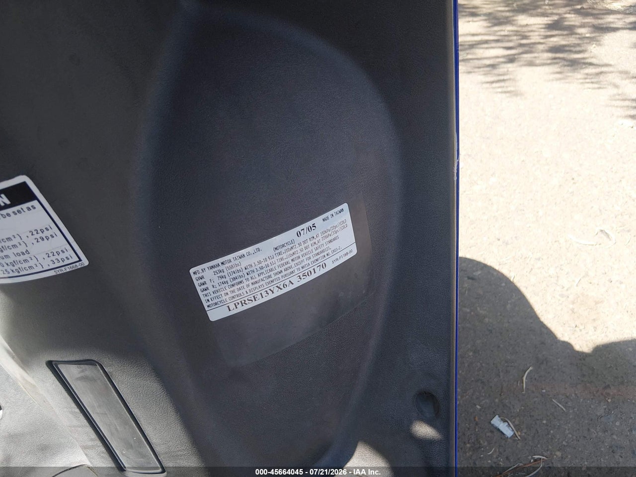 2006 YAMAHA YJ125   thumbnail 10