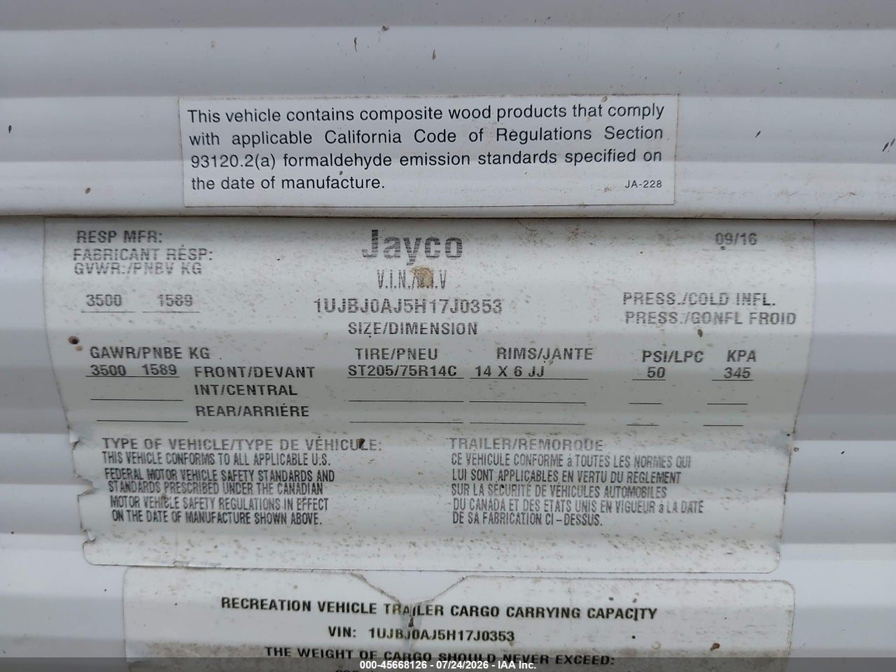 2017 JAYCO OTHER   thumbnail 10