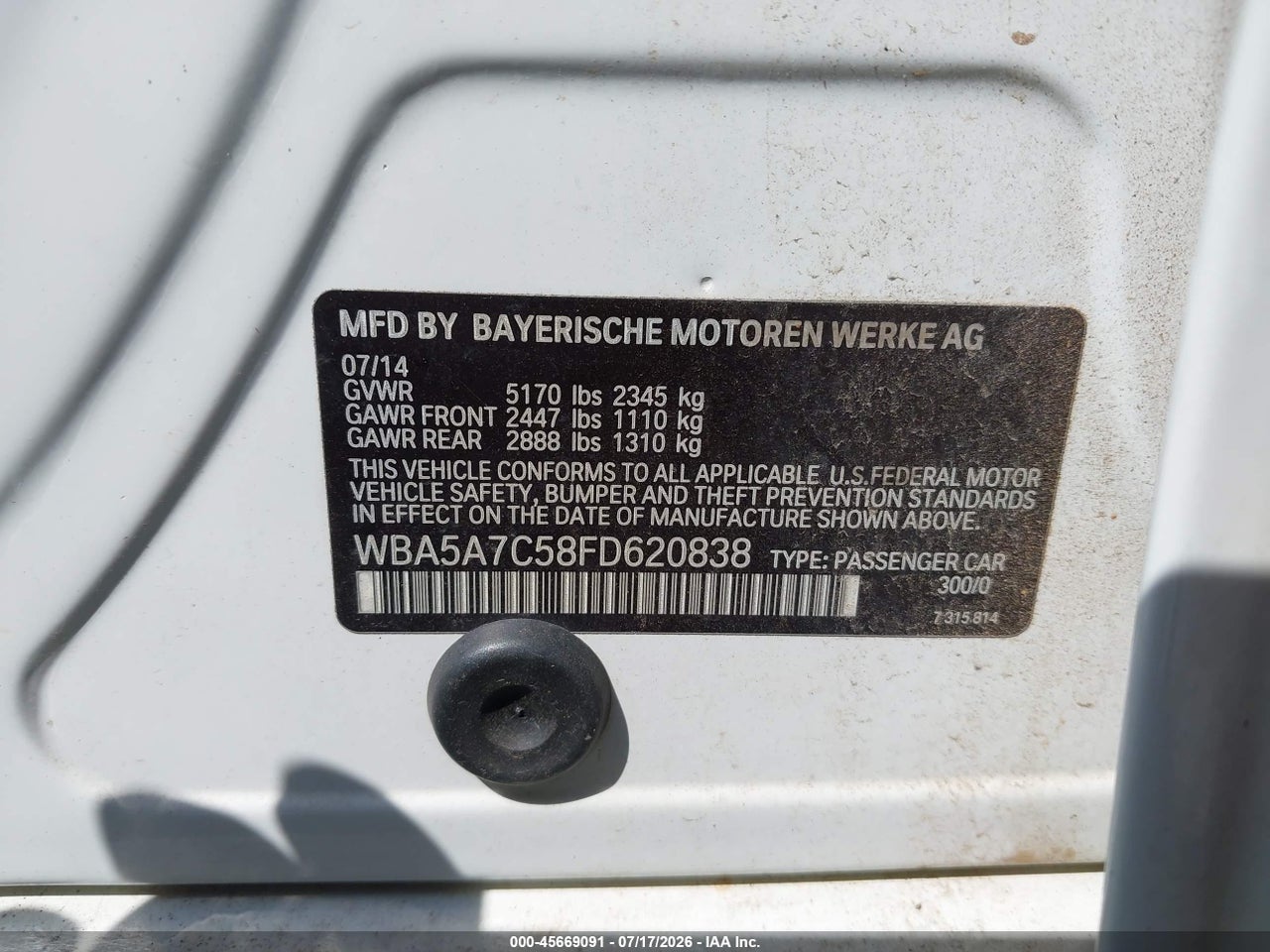 2015 BMW 528I XDRIVE thumbnail 10