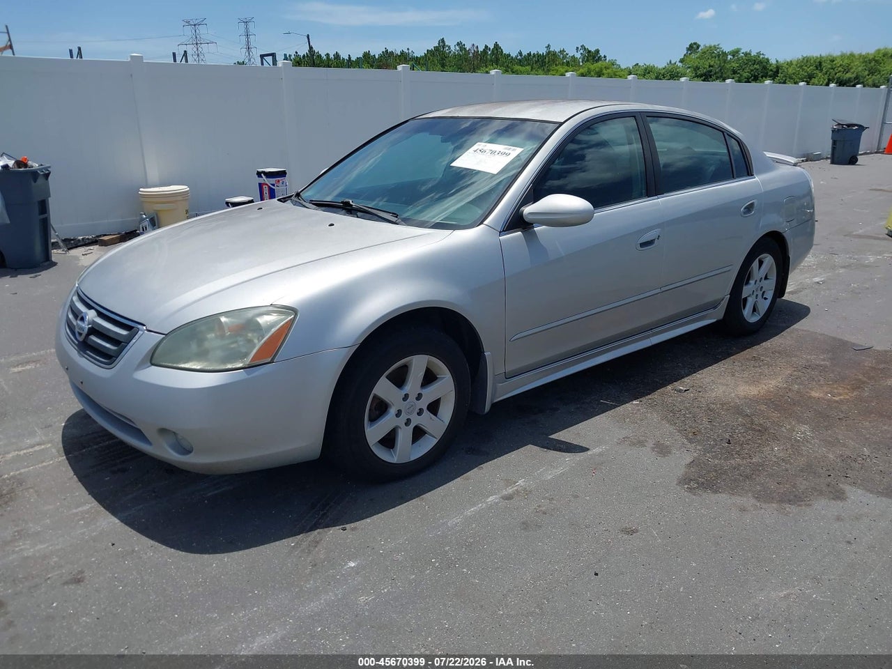 2003 NISSAN ALTIMA 2.5 S thumbnail 3