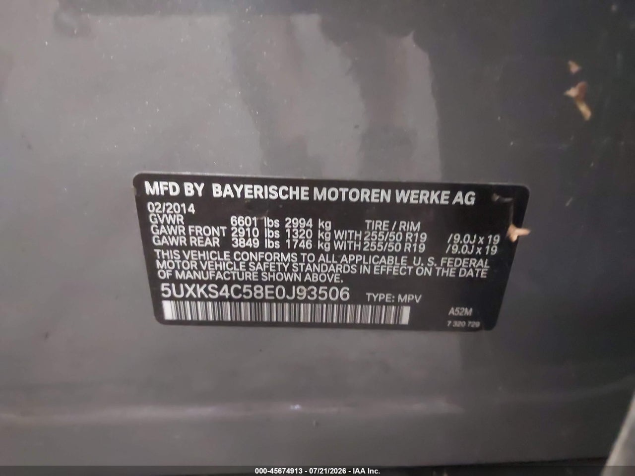 2014 BMW X5 XDRIVE35D thumbnail 10