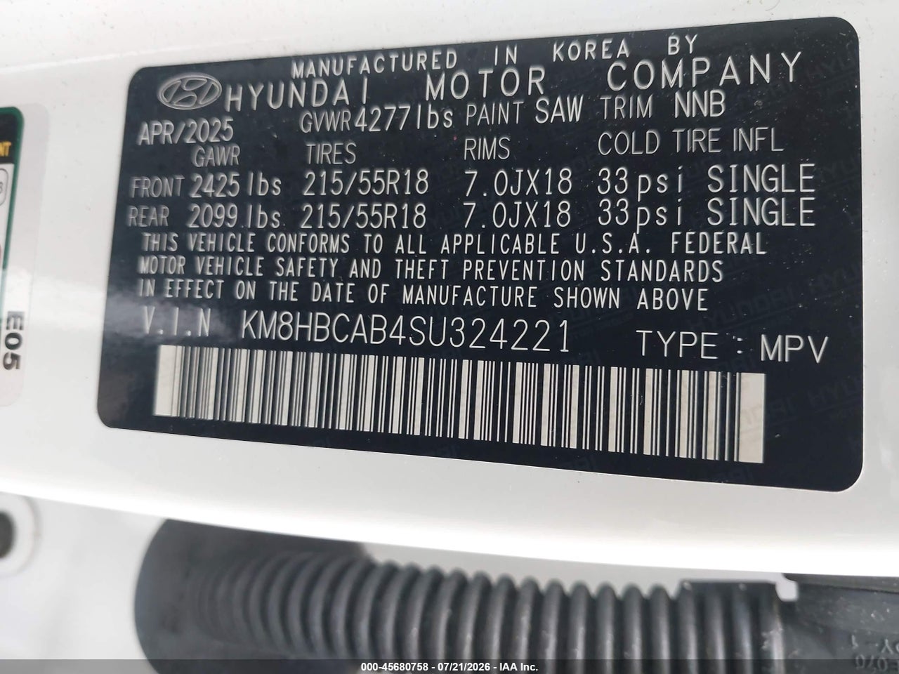2025 HYUNDAI KONA SEL thumbnail 10