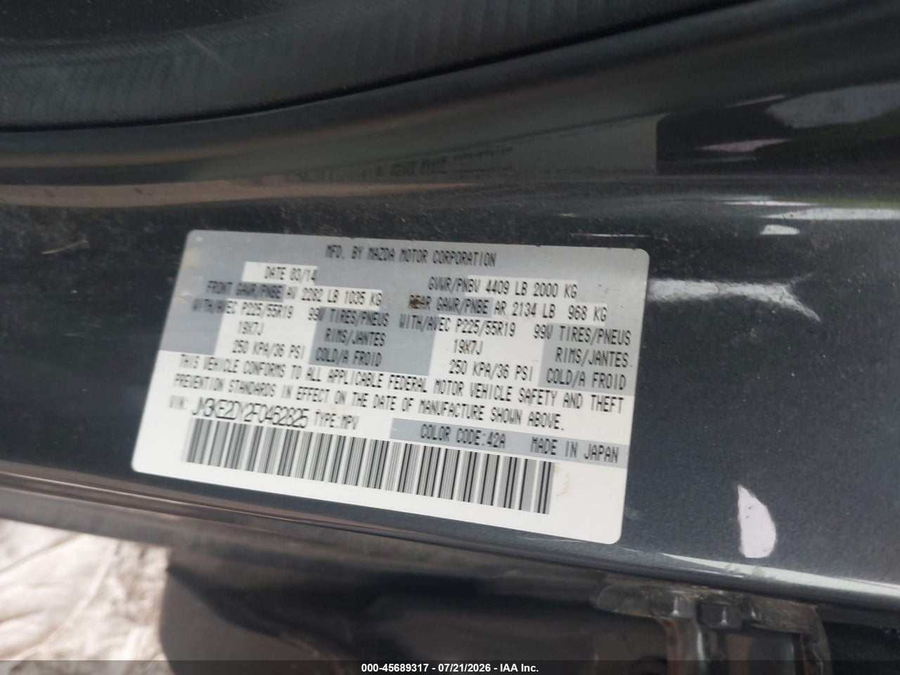 2015 MAZDA CX-5 GRAND TOURING thumbnail 10