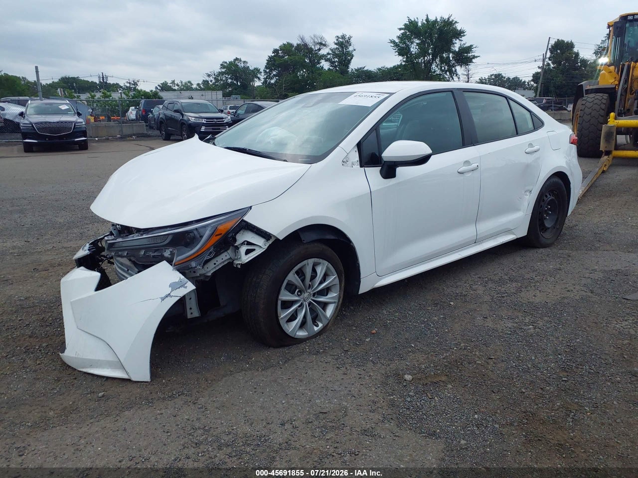 2021 TOYOTA COROLLA LE thumbnail 3