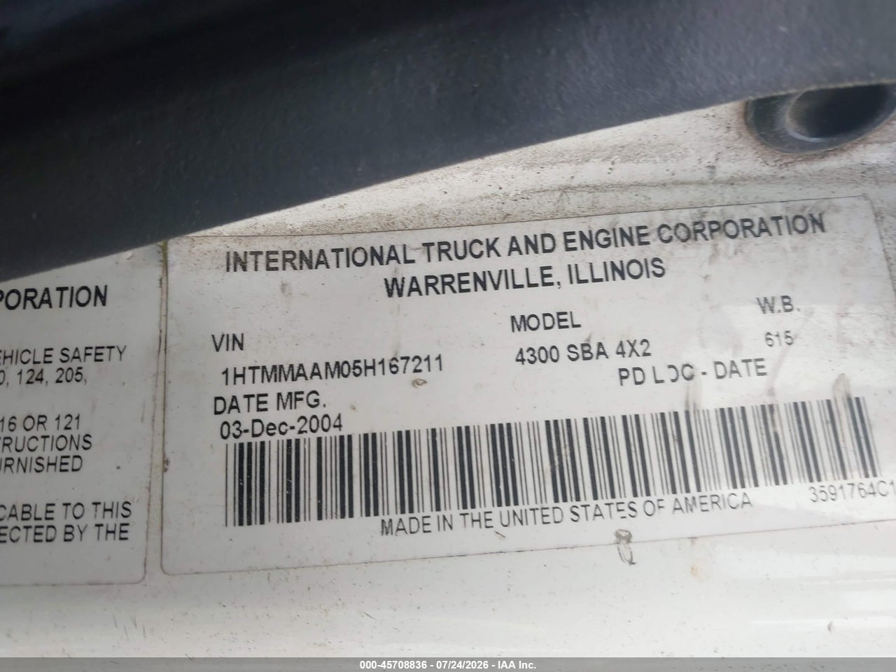 2005 INTERNATIONAL 4000 4300 thumbnail 10