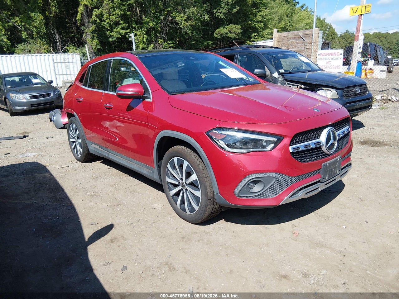 W1N4N4HB6MJ****** · 2021 MERCEDES-BENZ GLA 250 4MATIC