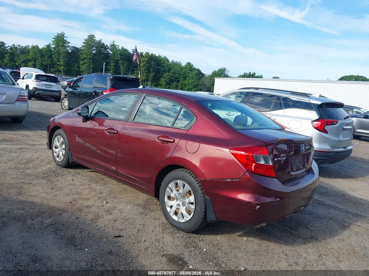 2012 HONDA CIVIC LX · 3/12