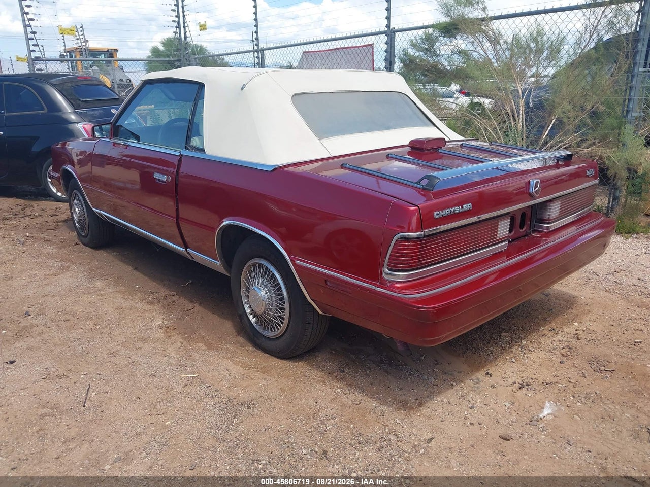 1986 CHRYSLER LEBARON   · 3/12