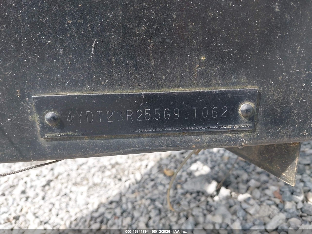 4YDT23R255G****** · 2005 KEYSTONE OUTBACK · 9/12