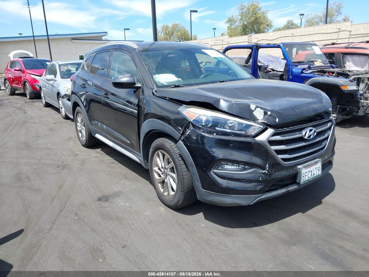 KM8J33A4XJU****** · 2018 HYUNDAI TUCSON SEL