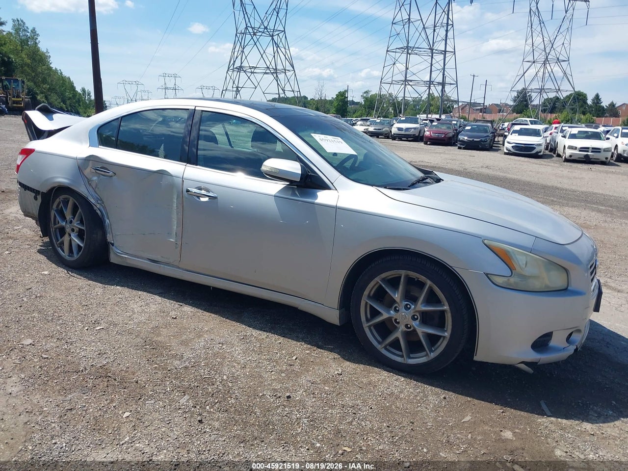 1N4AA5AP5BC****** · 2011 NISSAN MAXIMA 3.5 SV