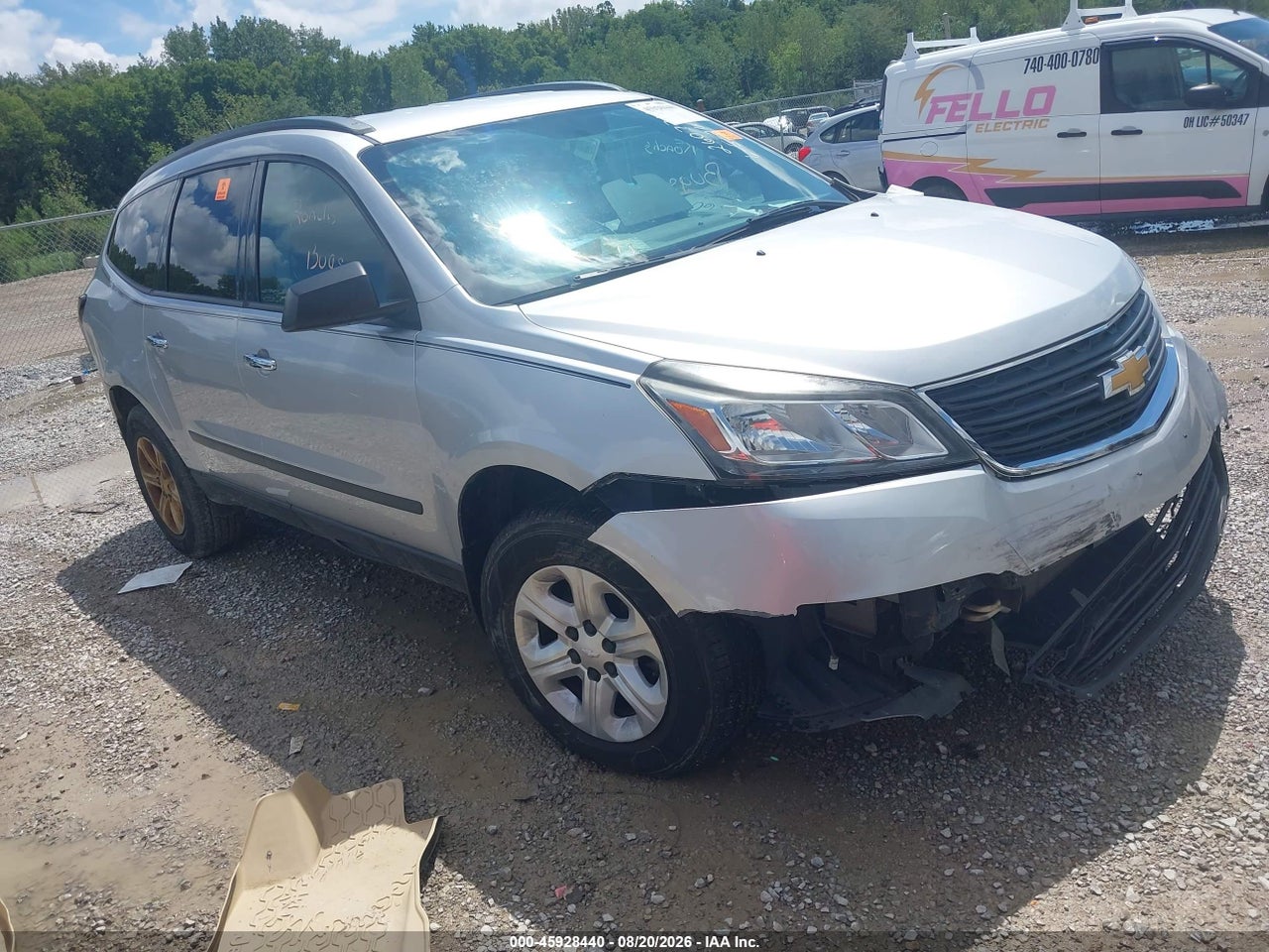 1GNKRFKD0HJ****** · 2017 CHEVROLET TRAVERSE LS