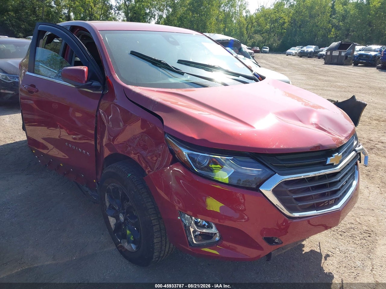 2GNAXUEV9M6****** · 2021 CHEVROLET EQUINOX AWD LT