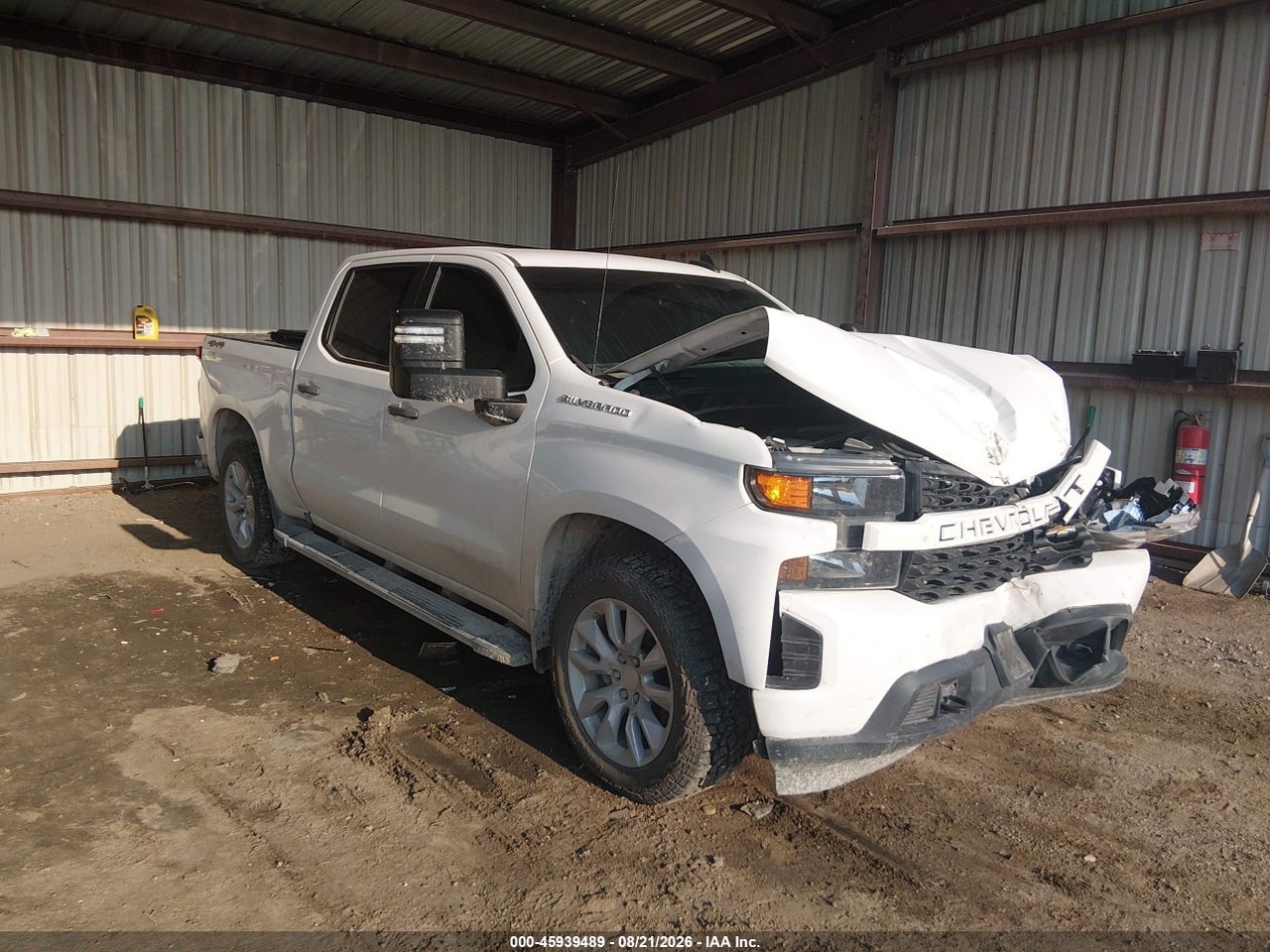 3GCUYBEF9MG****** · 2021 CHEVROLET SILVERADO 1500 4WD  SHORT BED CUSTOM