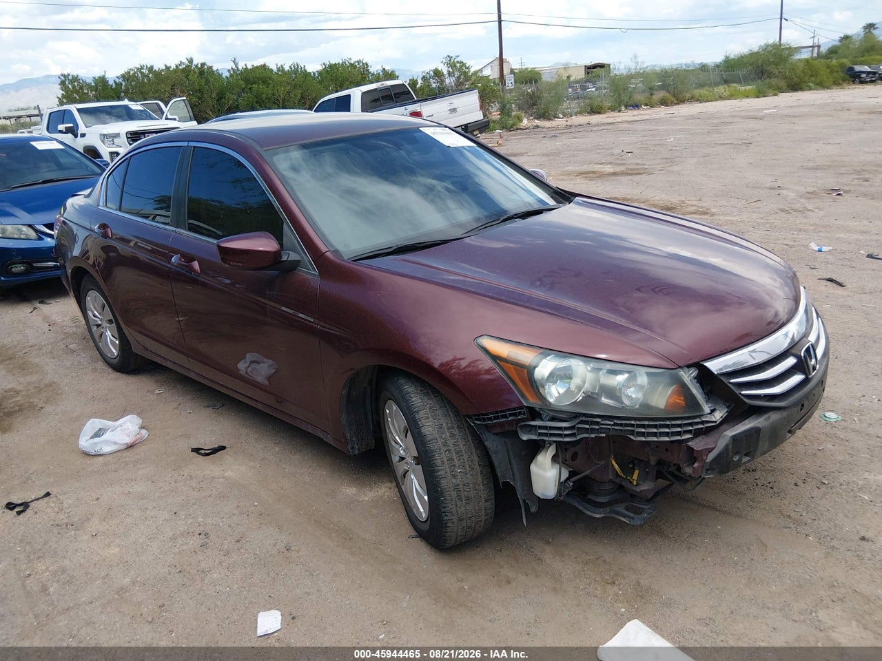 1HGCP2F34CA****** · 2012 HONDA ACCORD SDN LX