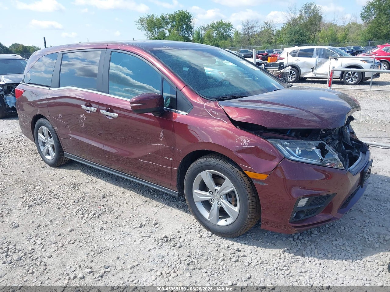 5FNRL6H77JB****** · 2018 HONDA ODYSSEY EX-L