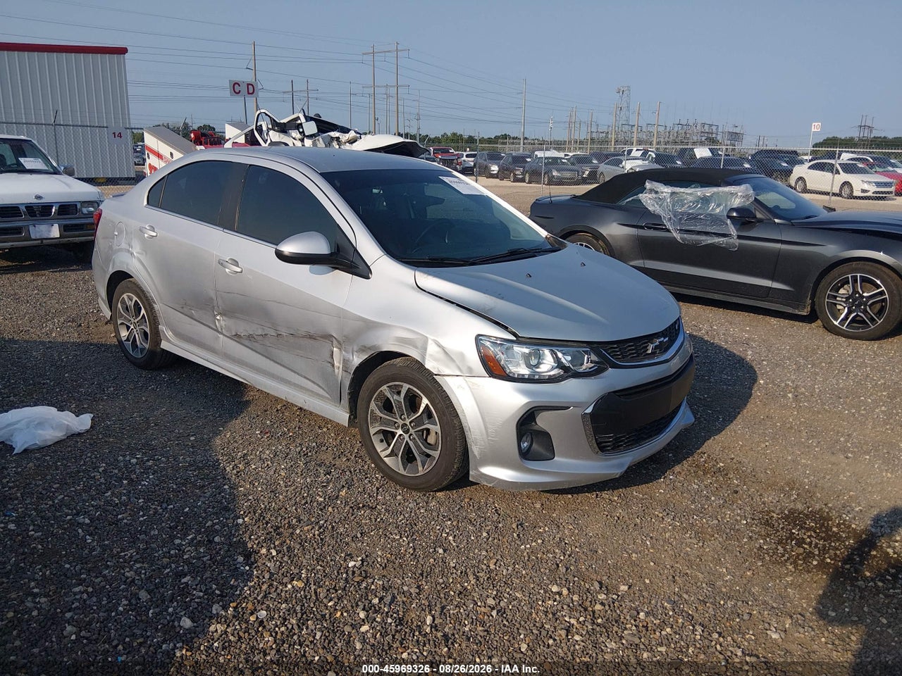 1G1JD5SB9K4****** · 2019 CHEVROLET SONIC LT AUTO