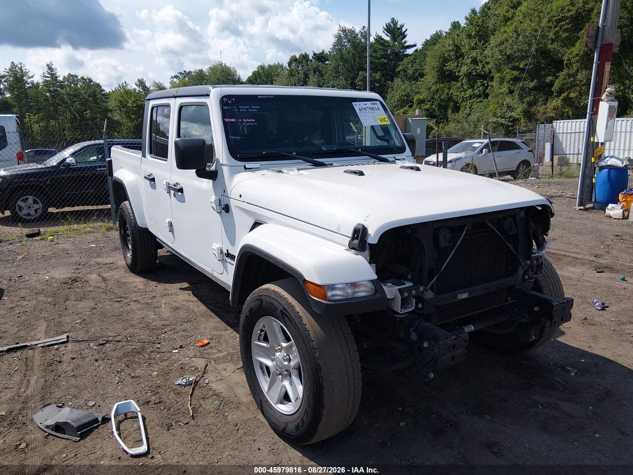1C6HJTAG0LL****** · 2020 JEEP GLADIATOR SPORT S 4X4
