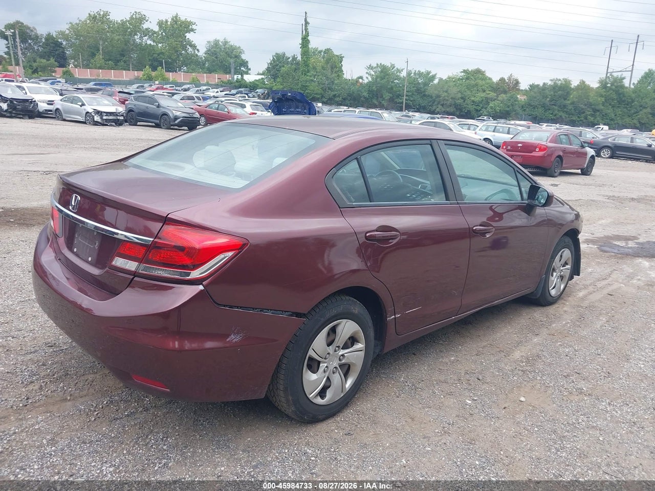 2014 HONDA CIVIC LX · 4/12