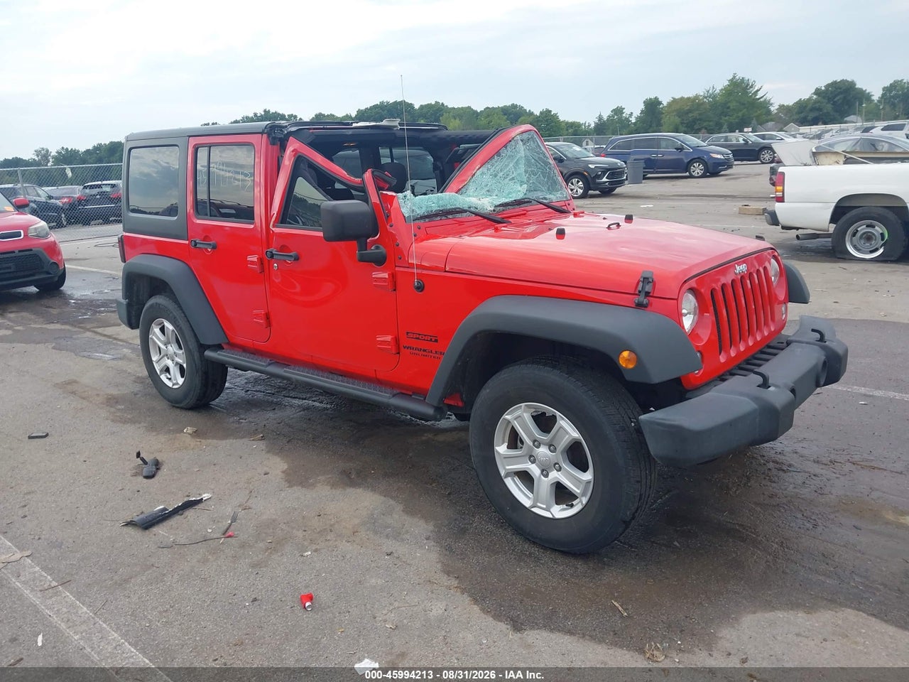 2017 JEEP WRANGLER UNLIMITED SPORT 4X4