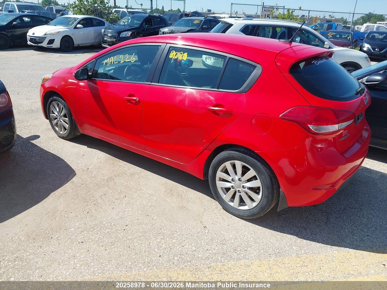 KNAFK5A86E5221454 · 2014 KIA FORTE EX · 3/12