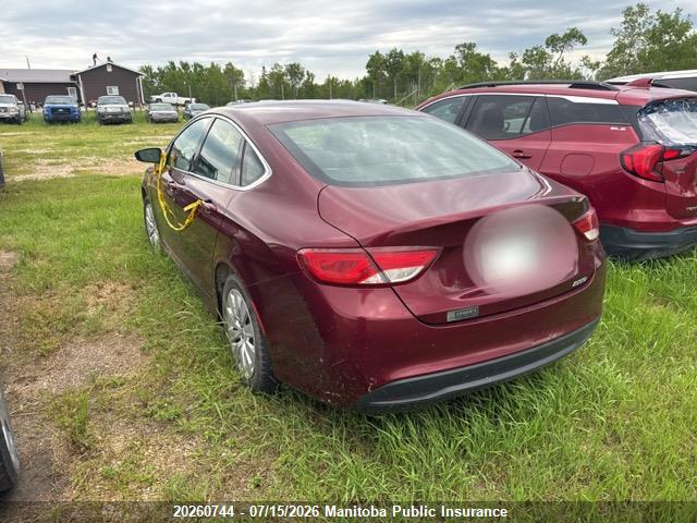 2015 CHRYSLER 200 LX thumbnail 5