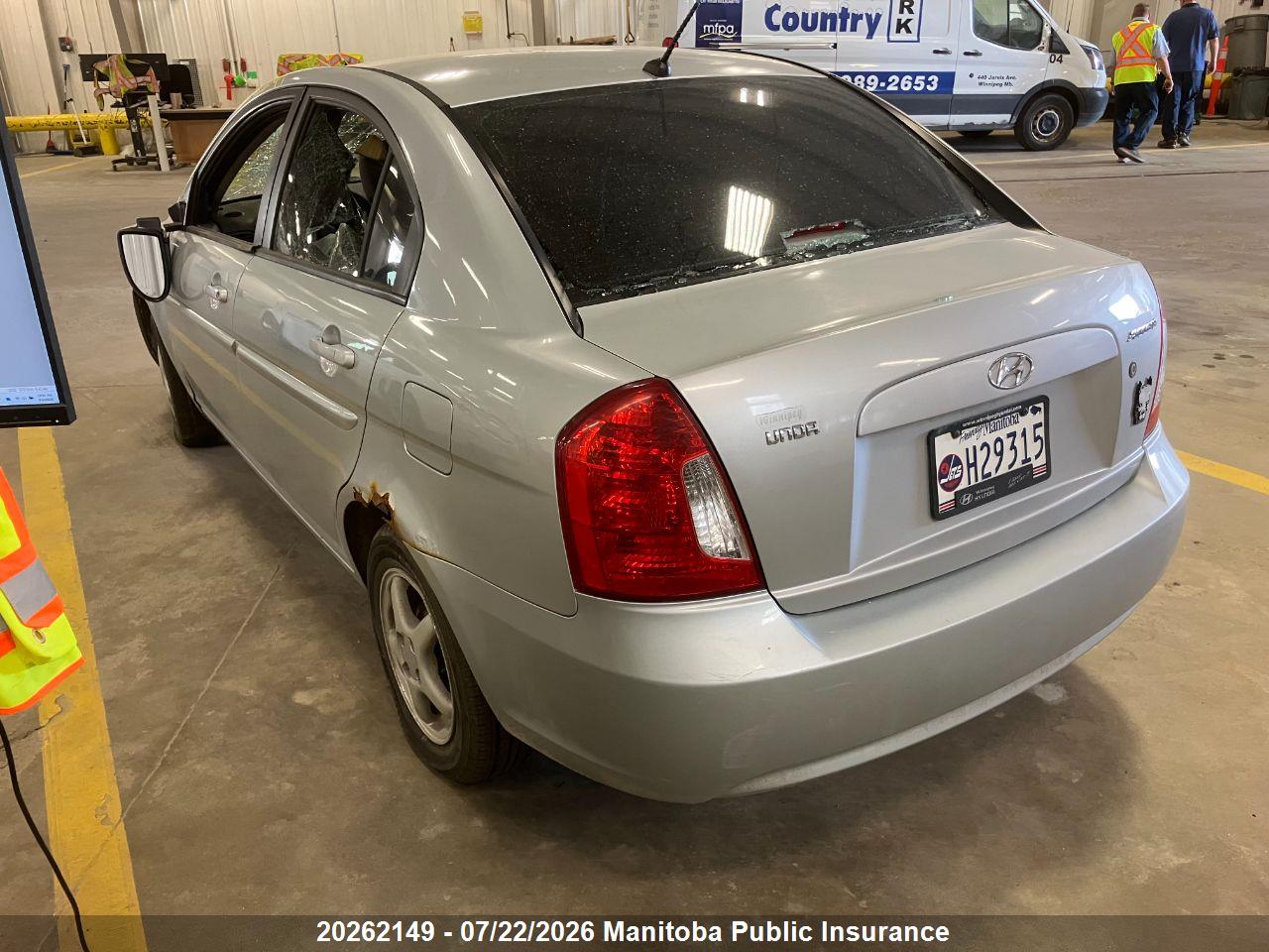 2009 HYUNDAI ACCENT L thumbnail 8