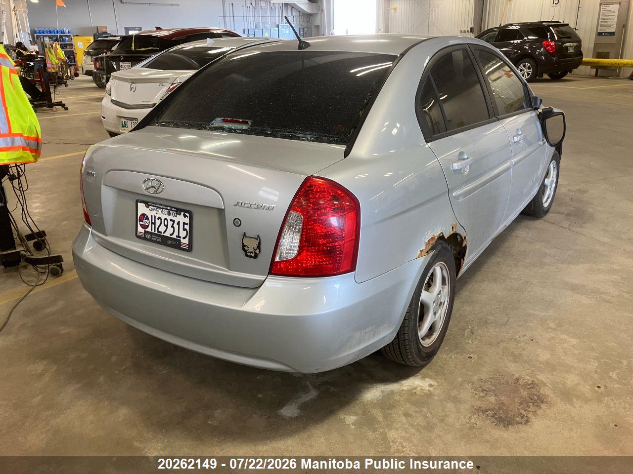 2009 HYUNDAI ACCENT L thumbnail 9