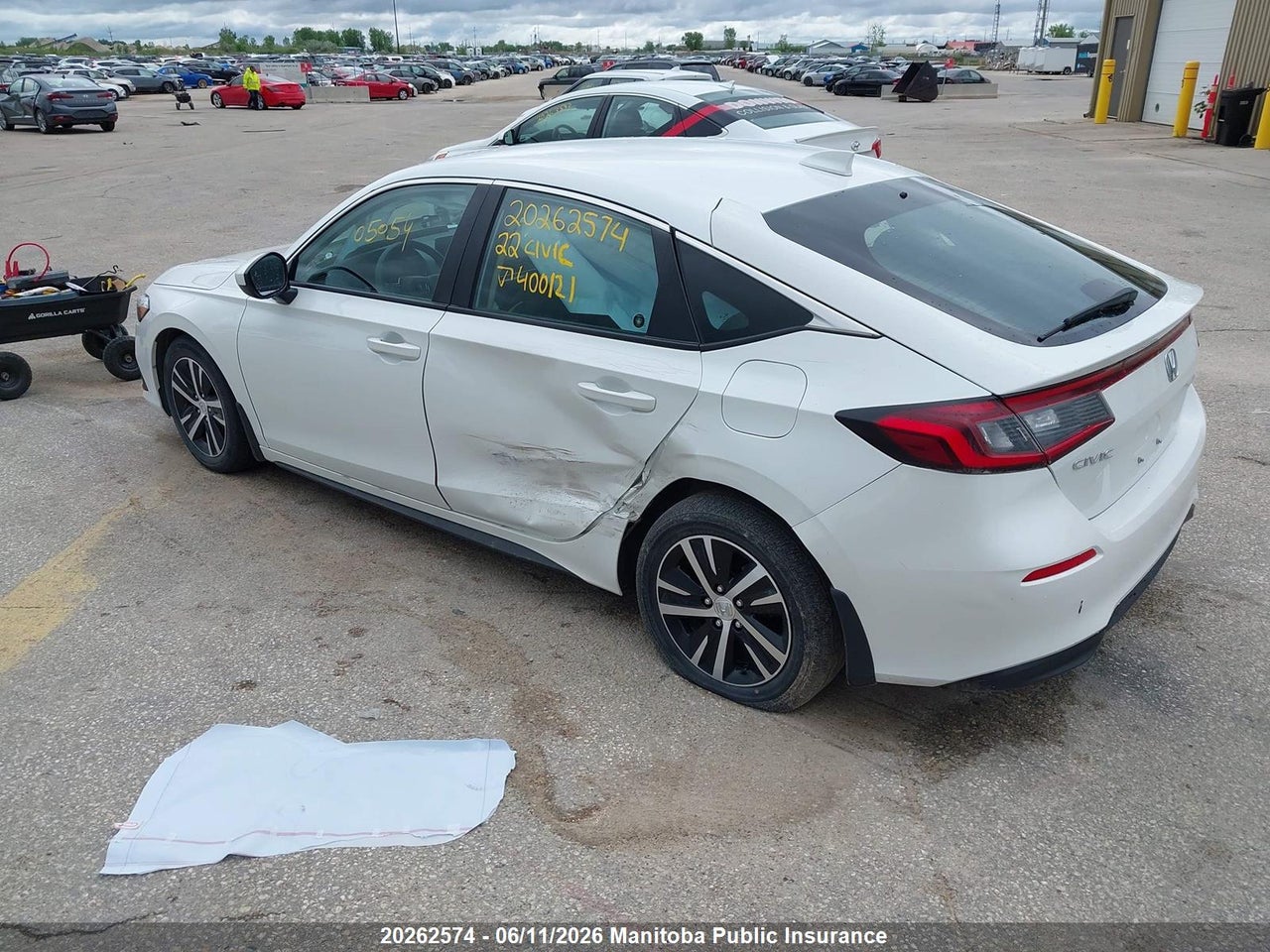 19XFL2H50NE400121 · 2022 HONDA CIVIC LX · 3/12