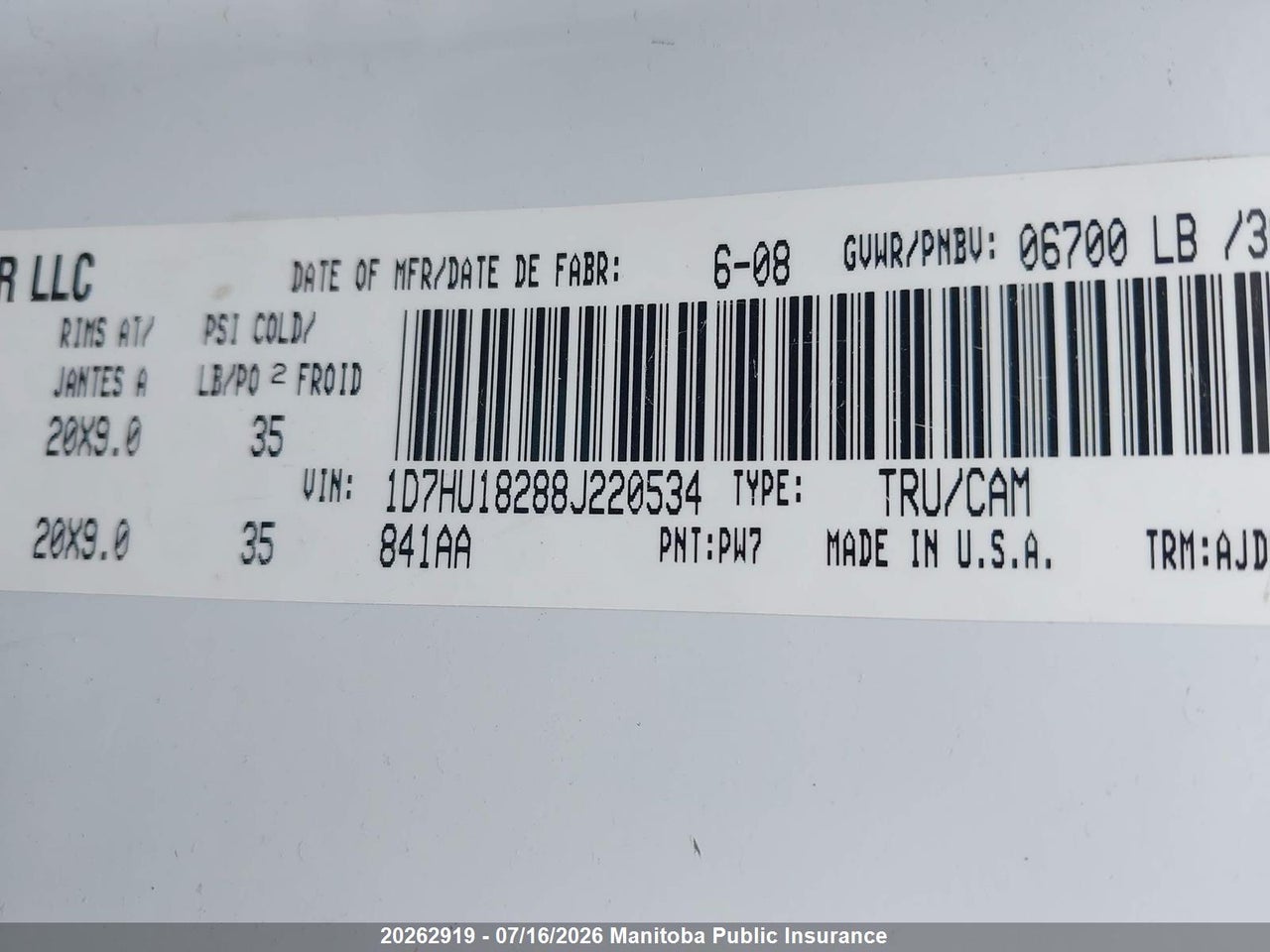 2008 DODGE RAM 1500 SLT QUAD CAB  thumbnail 10