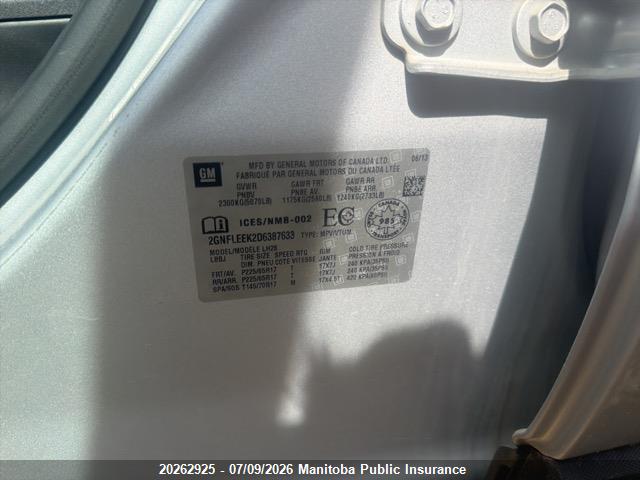 2013 CHEVROLET EQUINOX LT thumbnail 10