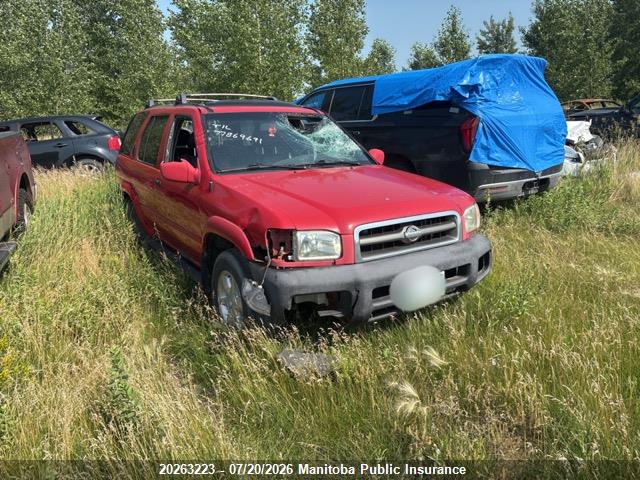 2001 NISSAN PATHFINDER LE thumbnail 2